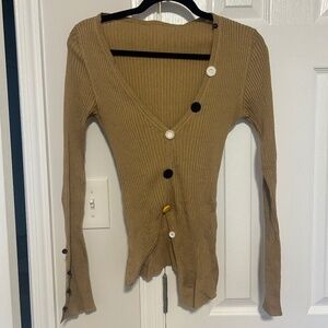 Jacquemus Asymmetric Le Cardigan Tordu